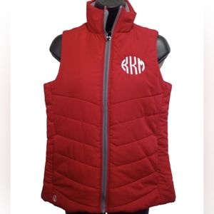 Holloway Jacket, Women Small, Vest Red Zip-up, Gorpcore Casual Outdoor Hiking